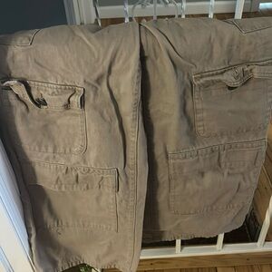 Straight legged pants